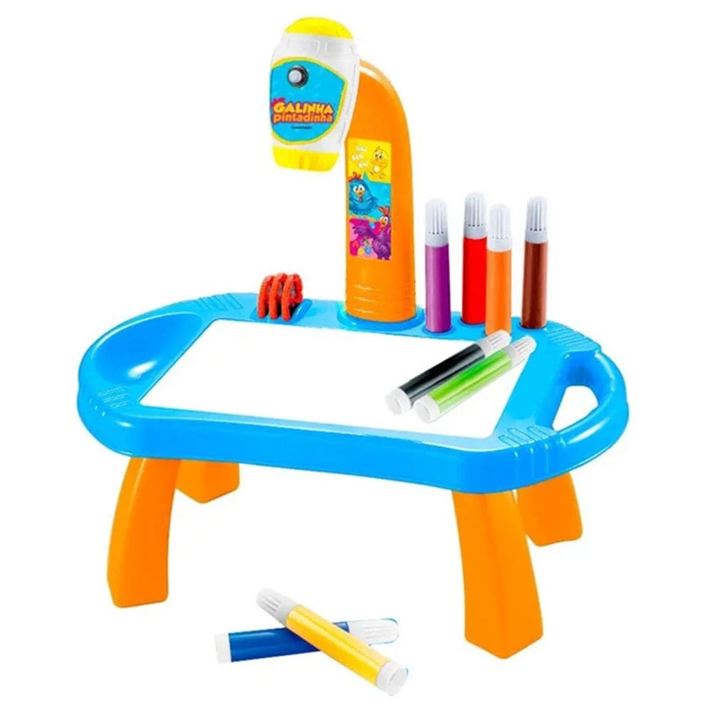 Mesinha Com Projetor Galinha Pintadinha - Winfun