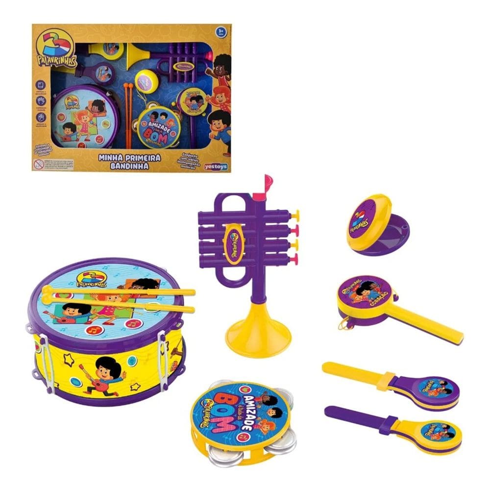 Conjunto Musical Minha Primeira Banda 3 Paravrinhas - Winfun