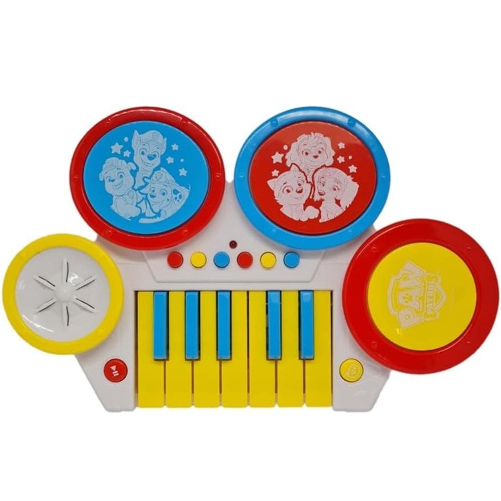 Bateria Com Piano Infantil Patrulha Canina - Winfun