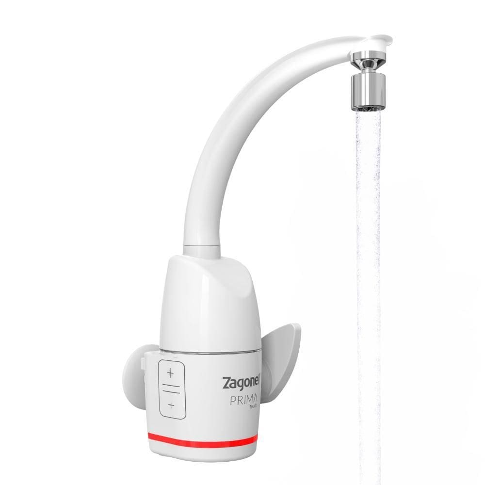 Torneira Prima Touch Eletrônica 5500w 220v Branco Zagonel