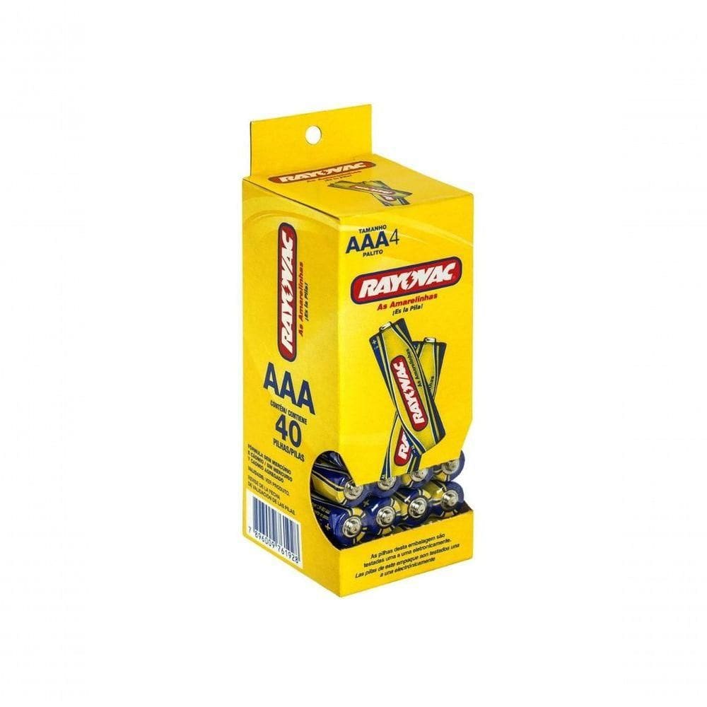 Pilha Comum Aaa Tubo Com 40 10303