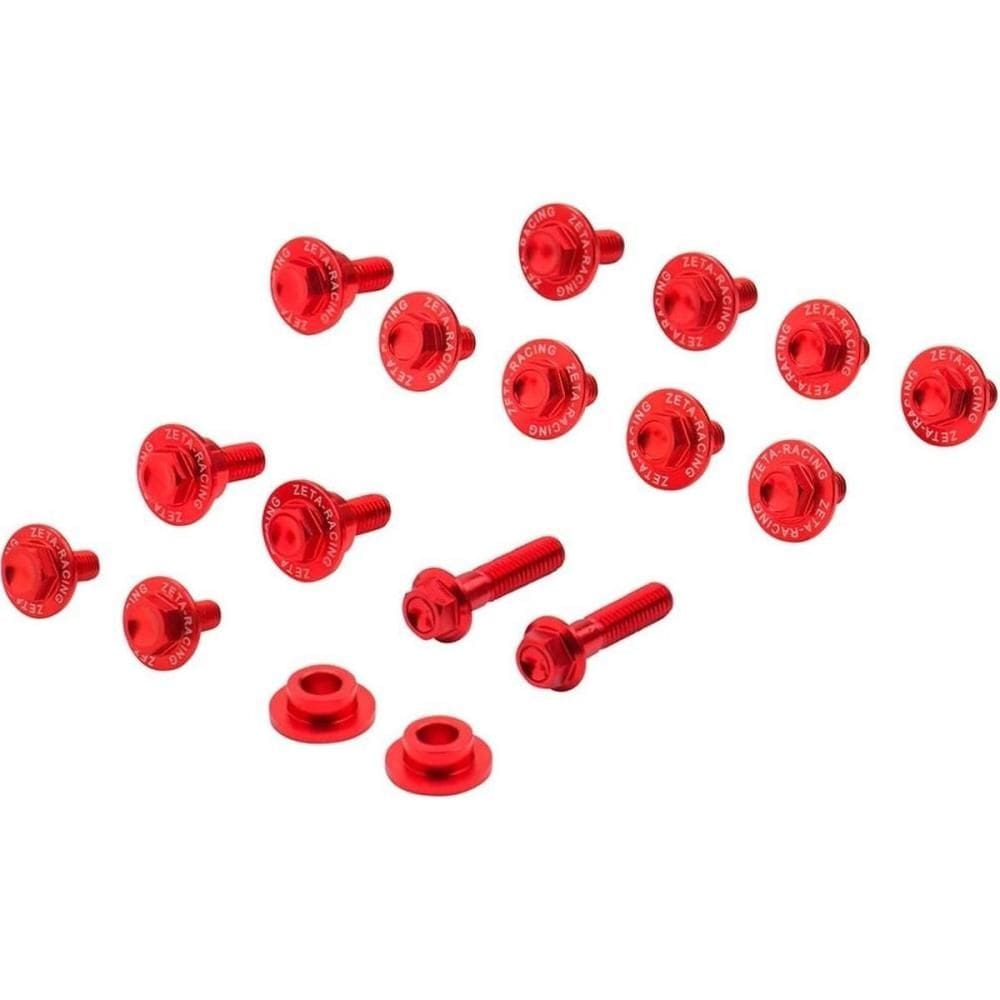 Parafusos Zeta Kit Plástico CRF 250R 22/24 + CRF 450R 21/24