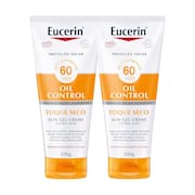 Kit 2 Eucerin Sun Toque Seco FPS 60 Protetor Solar Gel-Creme 200ml