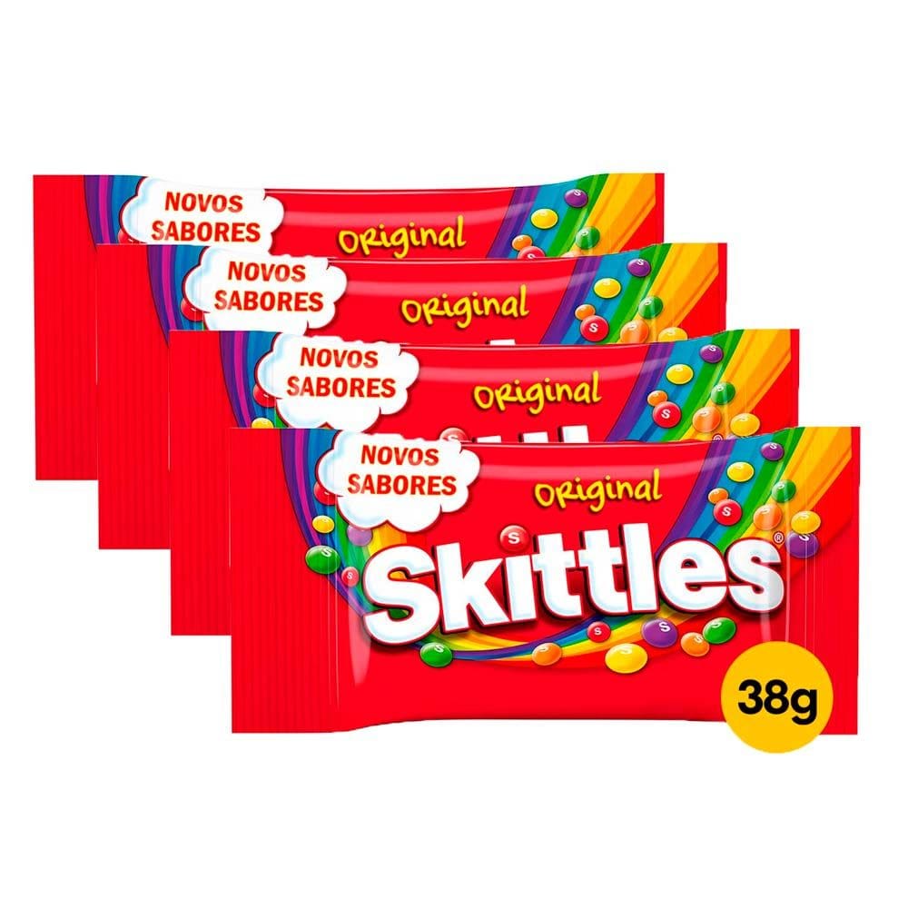  Kit 4 Skittles 38g