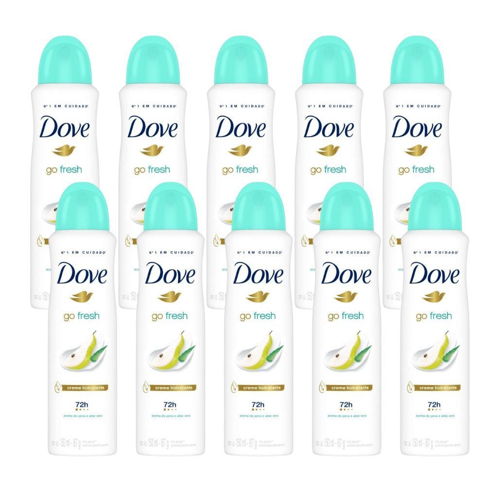 Kit 10 Desodorante Dove Nutritive Secrets Aerosol Antitranspirante Matcha e Flor de Sakura 150ml