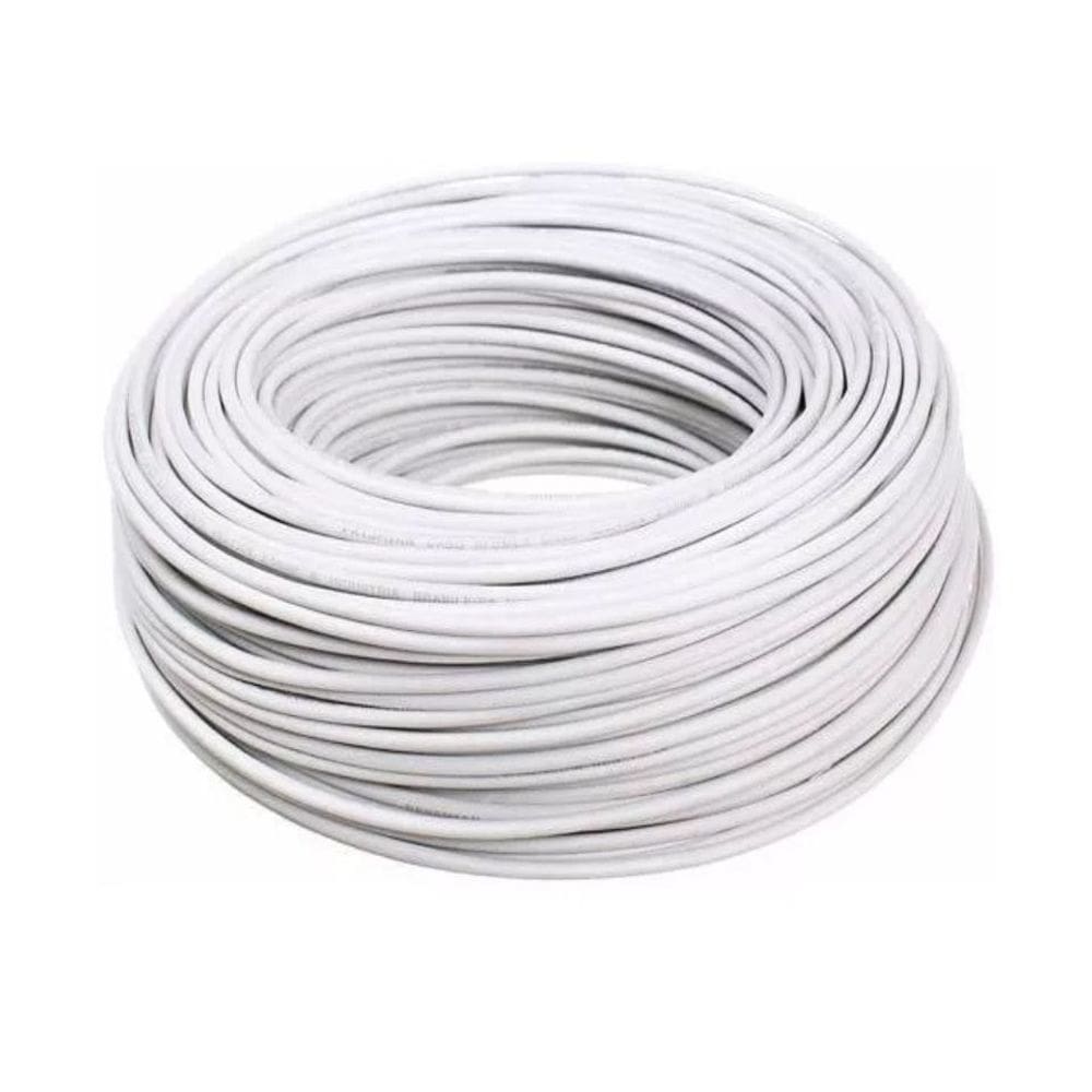 Cabo Flexível PP 2x0,50mm 3,0 Metros Com Alma de Aço Para Lustre e Pendente MD-6002/3