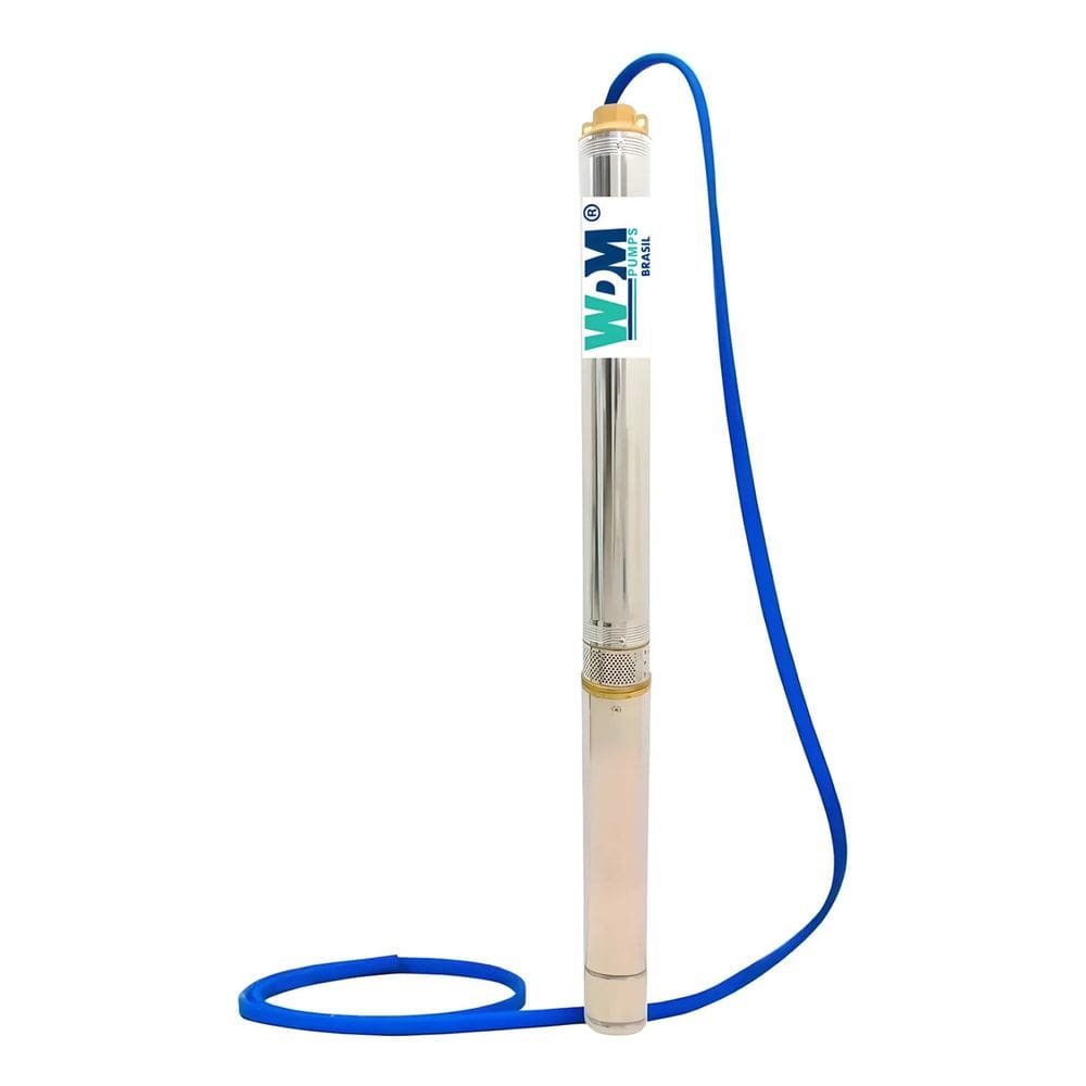 Motobomba Submersa Caneta 2,5 Pol 1/3cv Cano 75mm Wdm 2fio