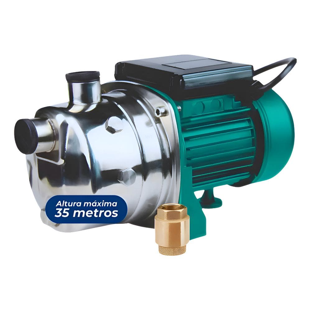 Motobomba Wdm Autoaspirante Inox Jse10 1cv P/ Tubulação Com Ar