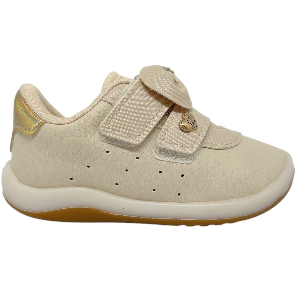 Tênis Infantil Menina Casual/Retro Dia a Dia Passeio Escola com Laço e Strass Kidy 008-1650