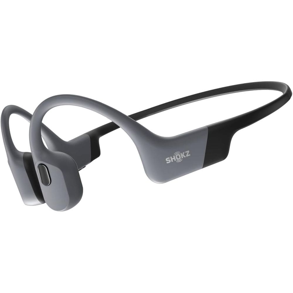 Fones de ouvido SHOKZ OpenSwim Pro cinza IP68 à prova d`água com 32 GB