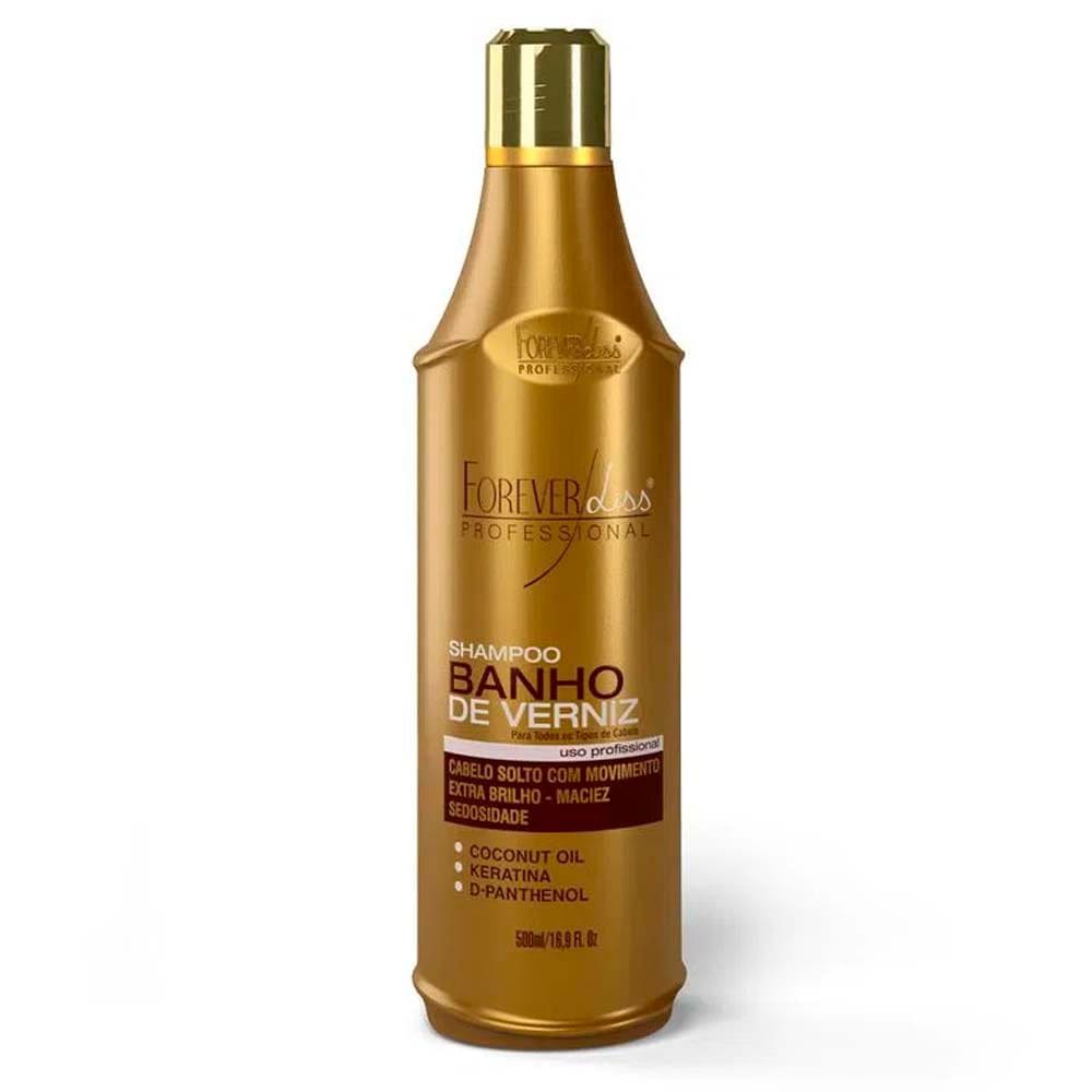 Shampoo Banho De Verniz Forever Liss 500ml