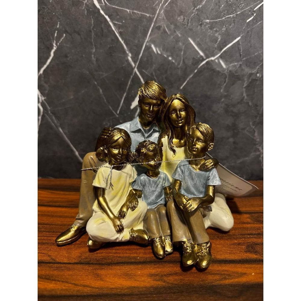 Familia Decorativa 2 Meninos E 1 Menina