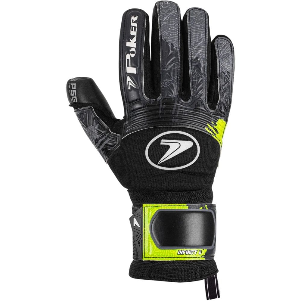 Luva Goleiro Futebol de Campo Treino Jogo Profissional Infinity II Poker 01133