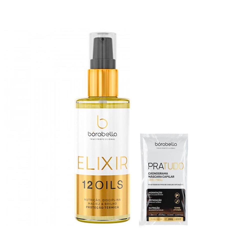 Reparador Elixir 12 Óleo Protetor Finalizador Borabella 60ml