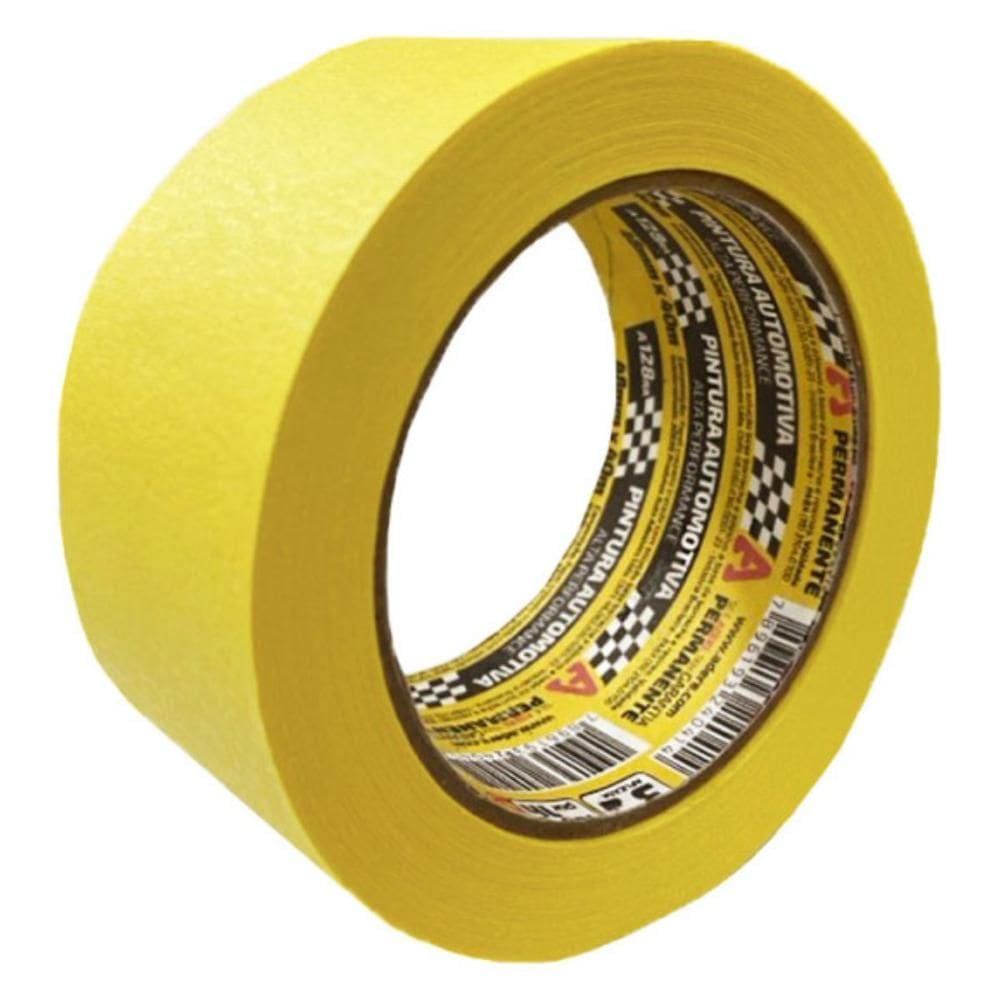 Fita Crepe Pintura Automotiva Adere A128RA 48mmx40m Amarela