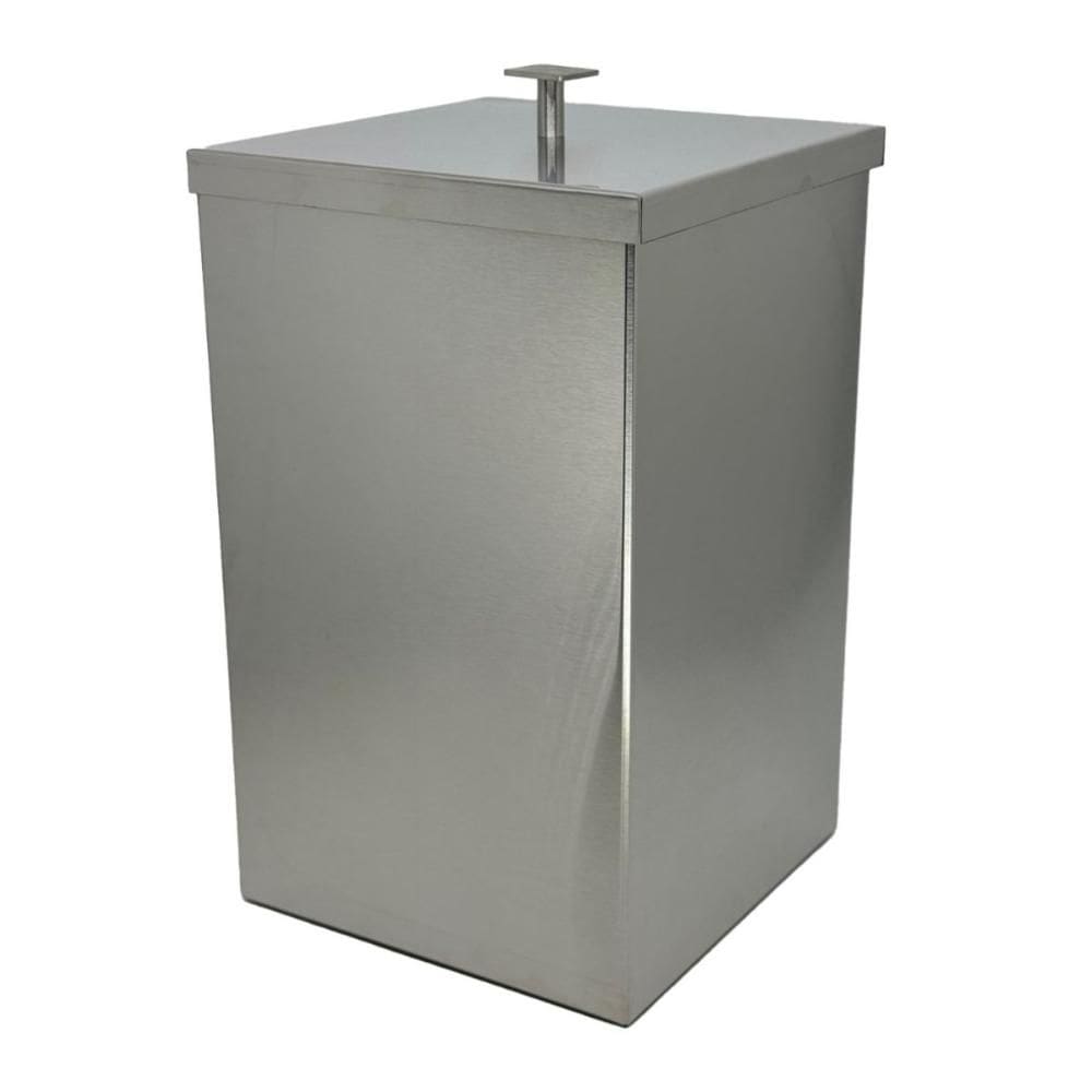 Lixeira Rodinox Inox Escovado 7,8L