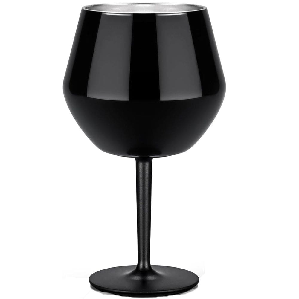 Taça Copo Termico Inox 2 em 1 Drink Vinho Cocktail Bebida Gelada Resistente Lazer Festa Evento Praia Piscina