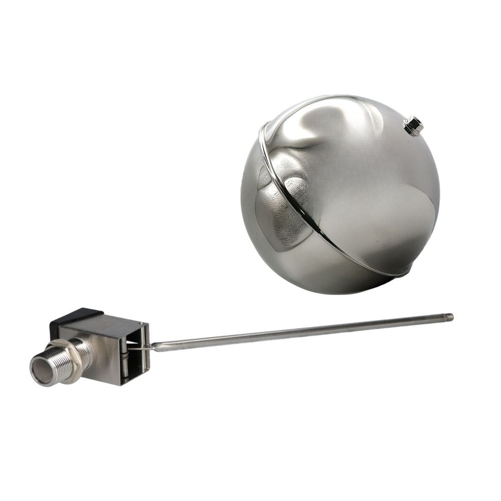 Torneira Boia Inox 1/2" Corpo, Balão E Haste Em Inox 304 Genebre 388604k100