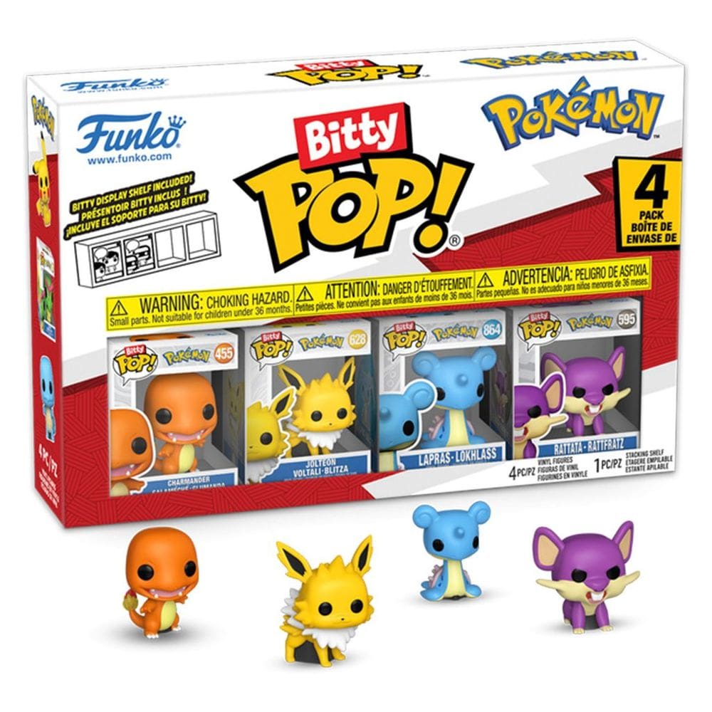Funko Bitty Pop Pokémon Charmander 4 pack