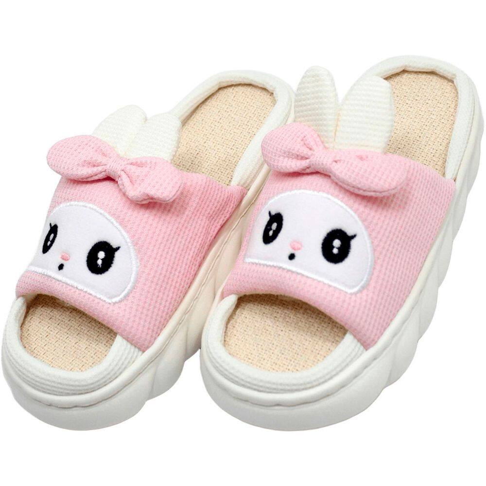 Pantufa Sapato Chinelo De Inverno Coelhinho Pelúcia Macio