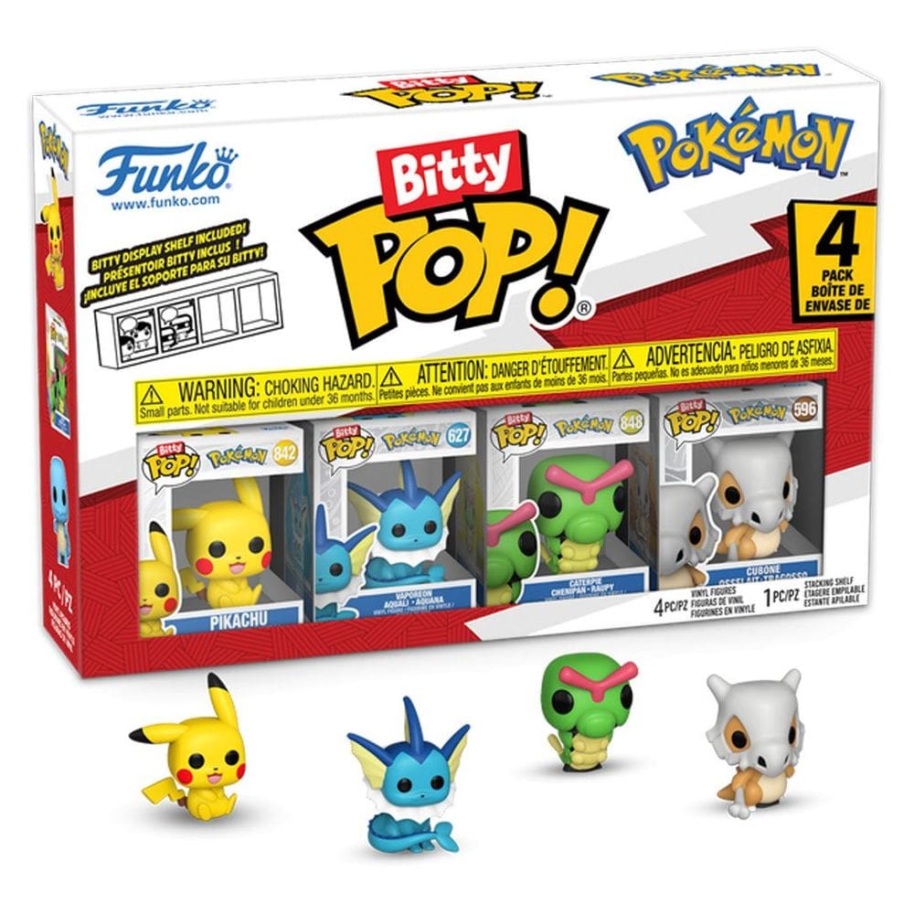 Funko Bitty Pop Pokémon Pikachu 4 pack