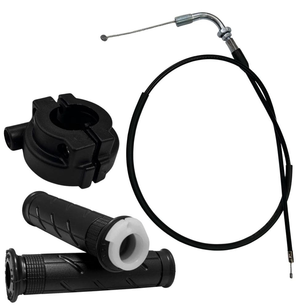Kit Cabo Acelerador Carcaça Manopla Cg Titan 150 2004 A 2008