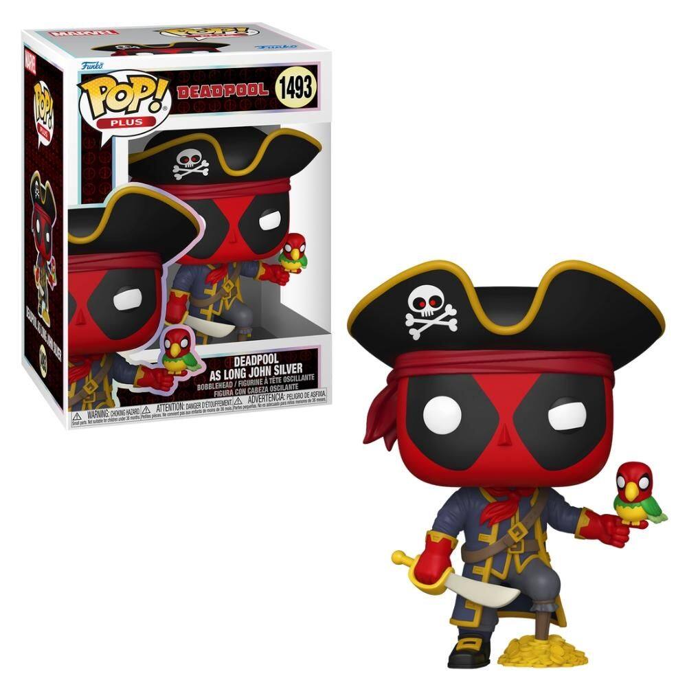 Boneco FunkoPop Deadpool Literatura Clássic Long John Silver
