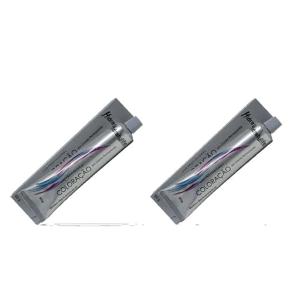 Kit 02 Tinta Louro Médio Acobre. Nº 7.4 Mairibel/Hidraty 60g