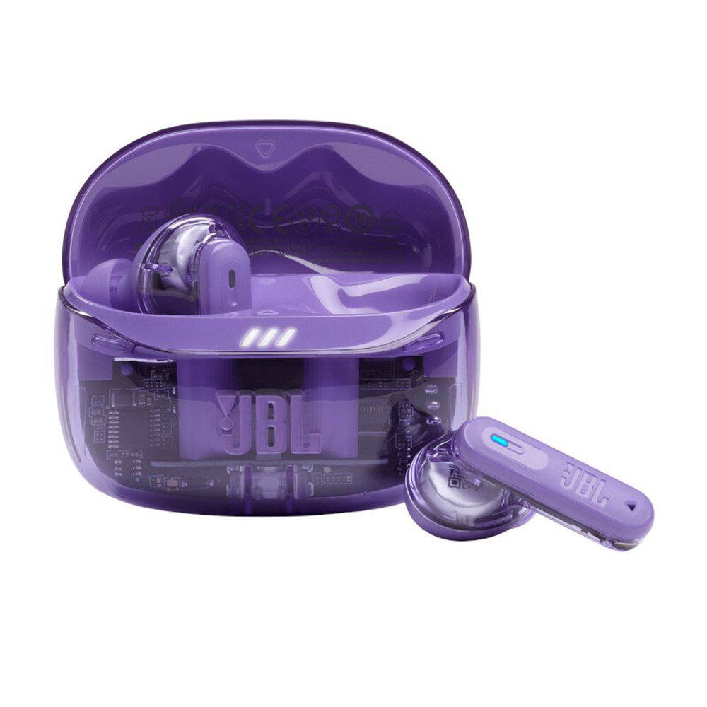 Fone de Ouvido Jbl Tune Beam 2 Ghost Edition Roxo Jbl Jbltbeam2gmae