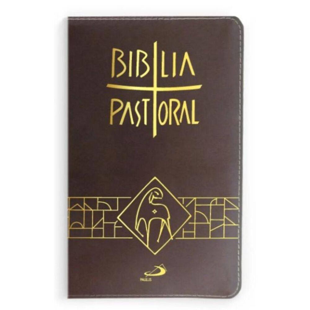 Bíblia Pastoral - Marrom zíper