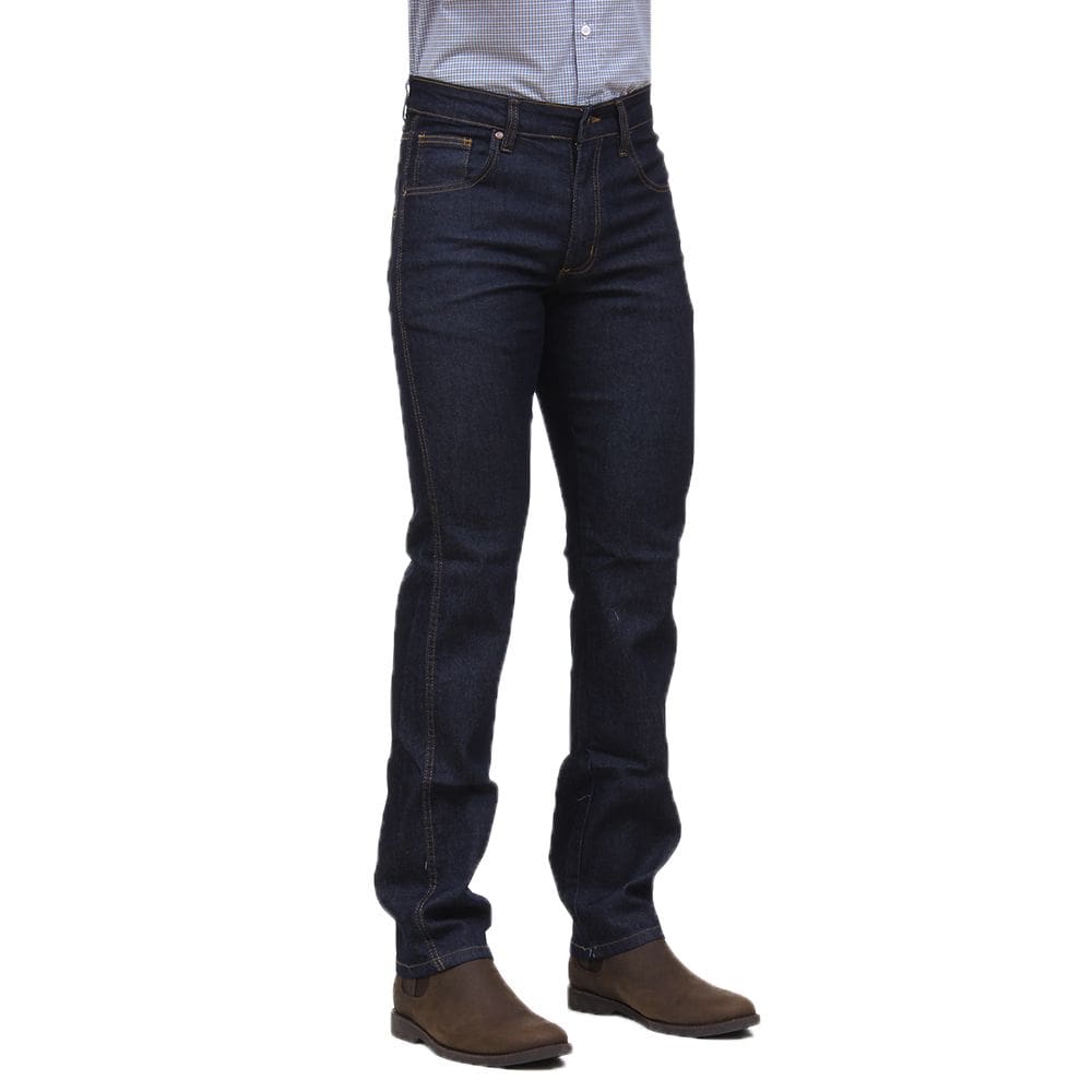 Calça Jeans Masculina autêntico Fit Azul Escuro Dock`s 37391
