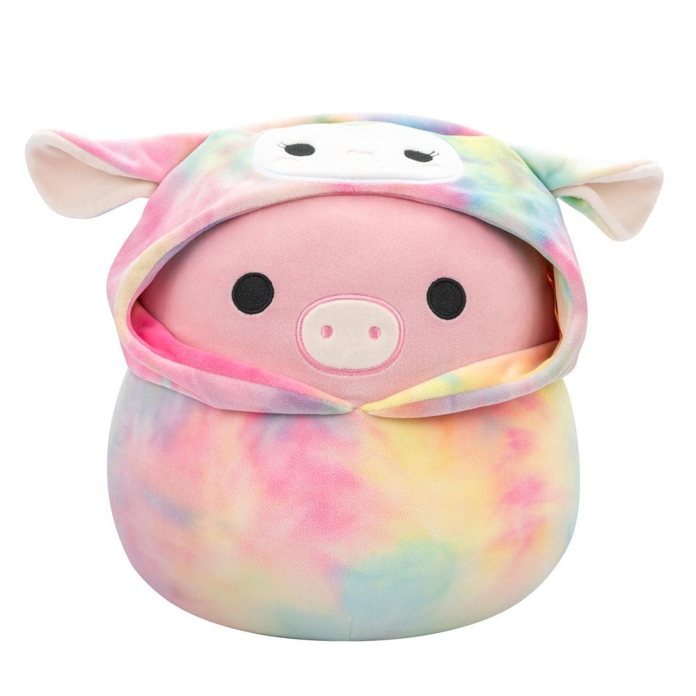 Brinquedo de pelúcia Squishmallows autêntico Peter The Pink Pig 30cm
