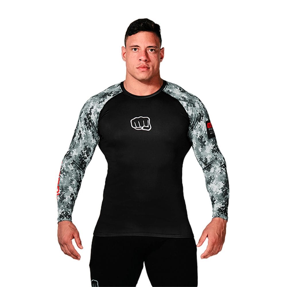 Rash Guard Camo Urban Camuflada Manga Longa Koral