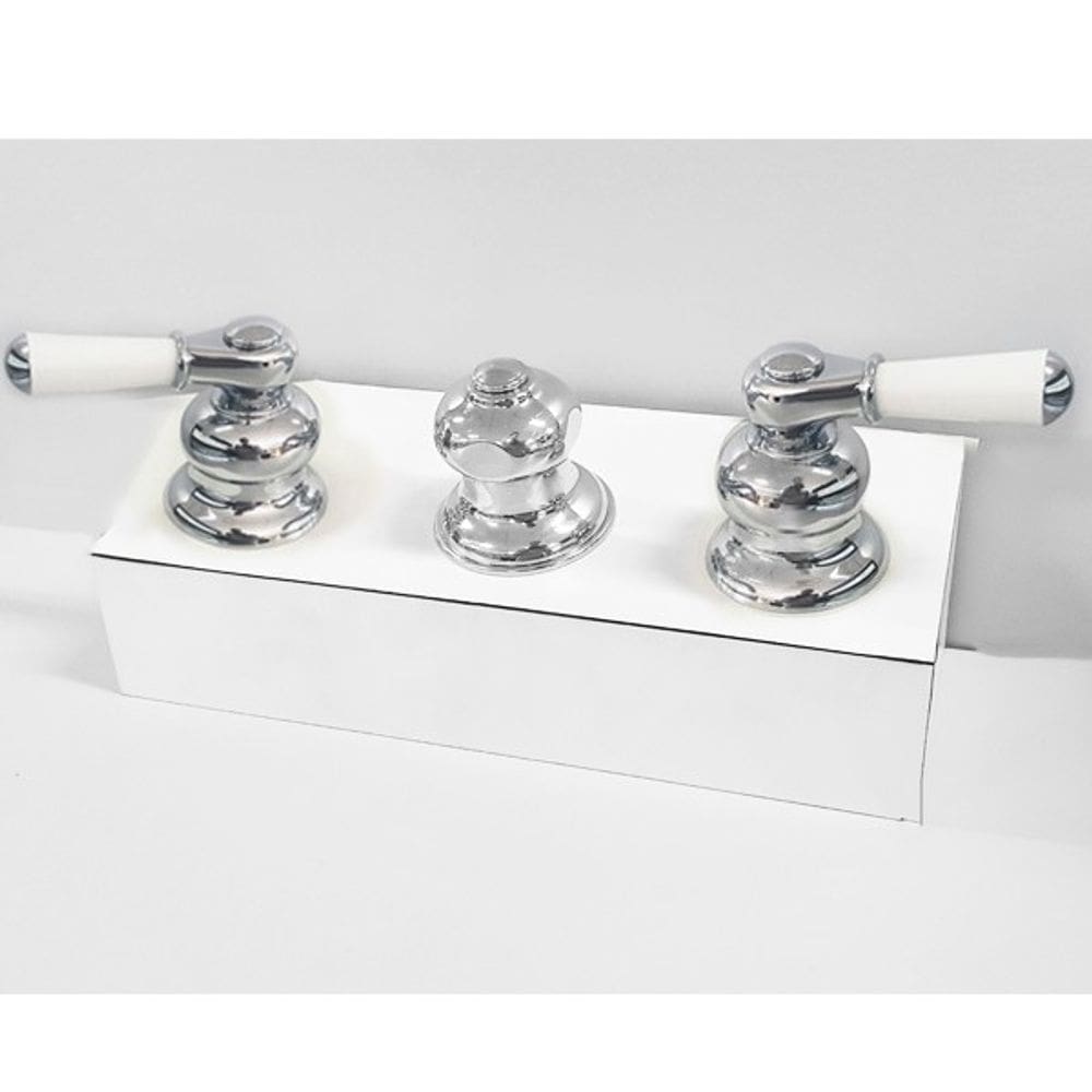Misturador Bidê Belle Epoque Tiffany Cromado Com Branco - 1895C55BR