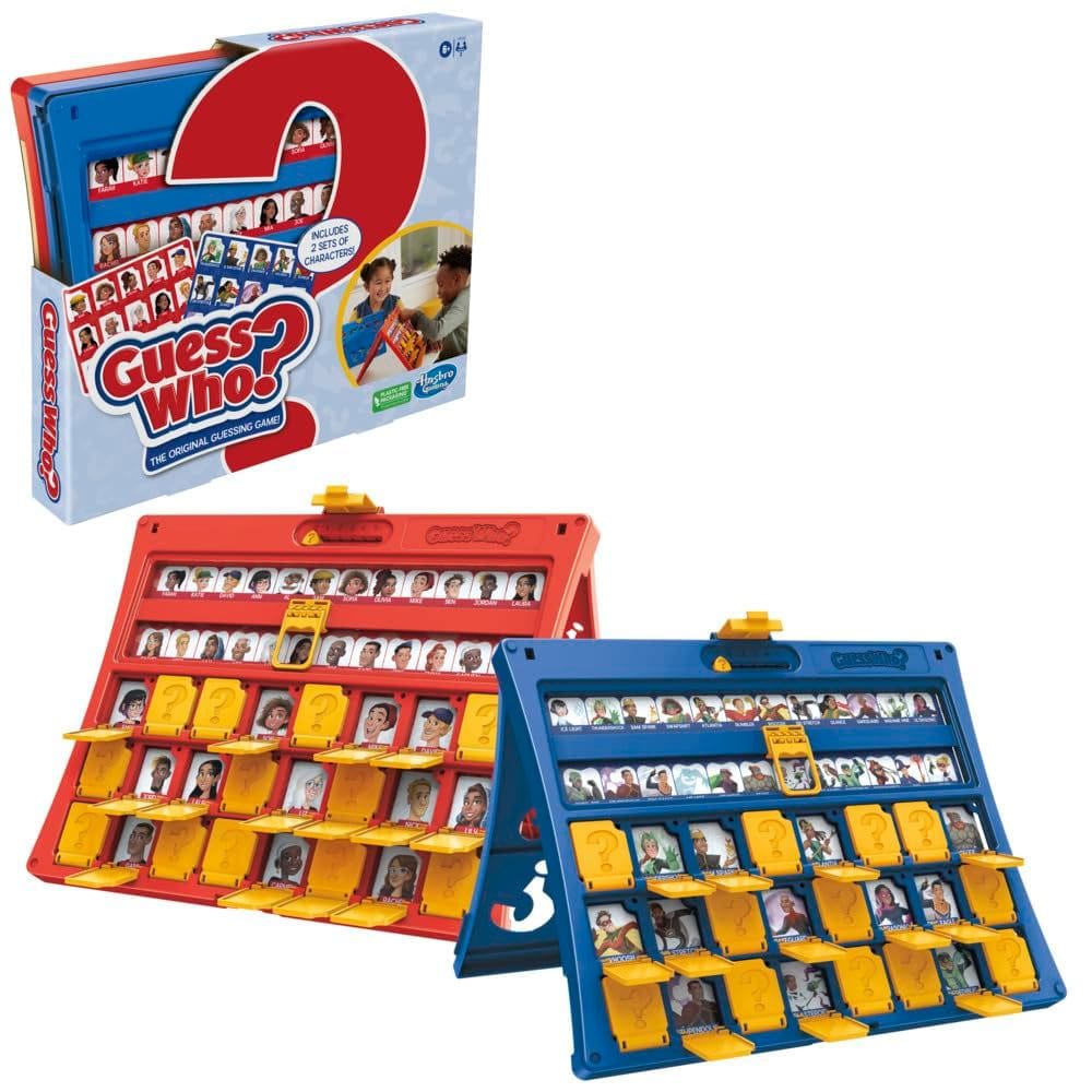 Jogo de tabuleiro Hasbro Gaming Guess Who? autêntico com mais de 6 anos