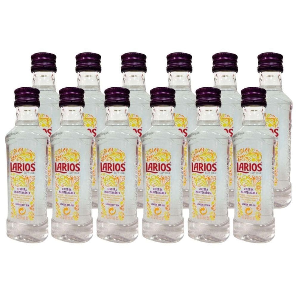 Kit 12 Gin Larios autêntico 50ML