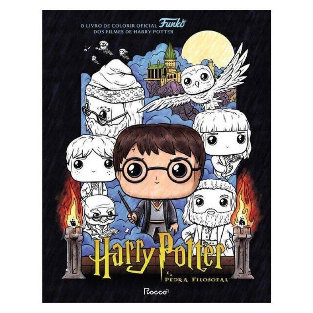 Livro De Colorir Oficial Funko Pop! Harry Potter E A Pedra Filosofal - Vol. 2