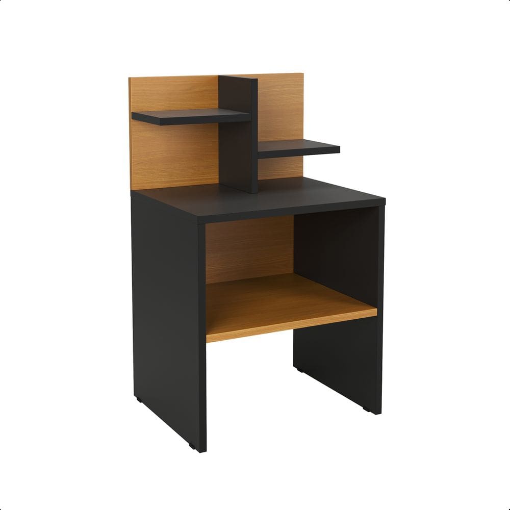 Mesa de Cabeceira Quarto Casal Solteiro com Prateleira