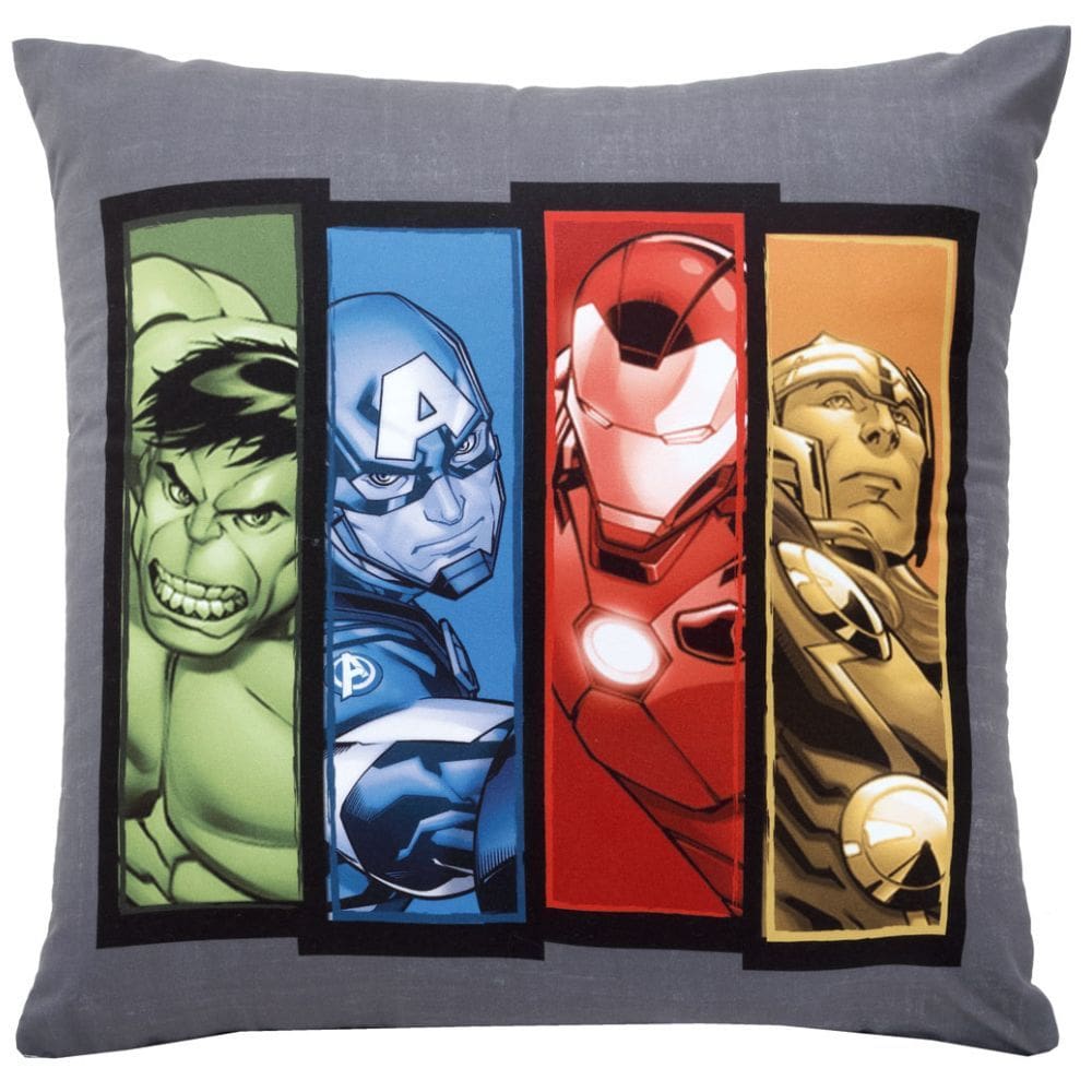 Almofada Disney 43x43cm Hedrons Avengers Luta
