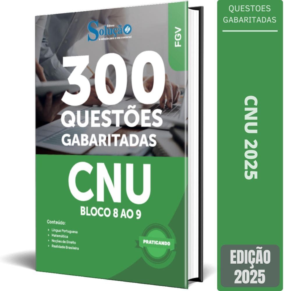 Caderno Questões Cnu 2025 Blocos 8 E 9 Conhecimentos Gerais