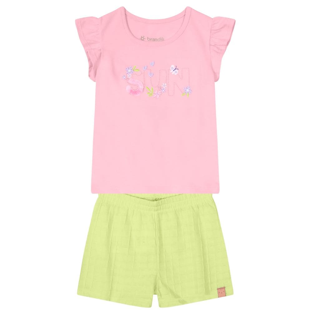 Conjunto bebê menina Brandili Baby