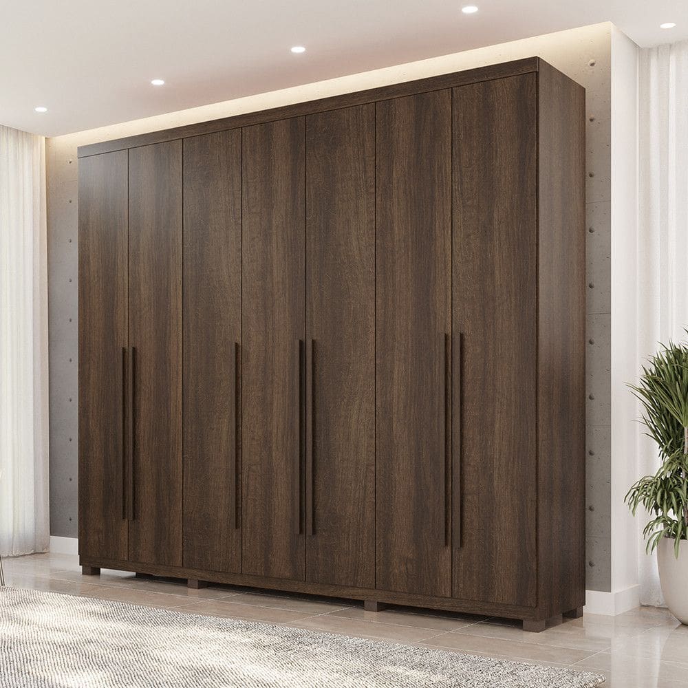 Guarda Roupa Casal 7 Portas com Pés Istambul Benetil