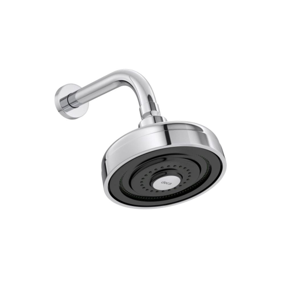 Chuveiro com Tubo de Parade Redondo 124mm Cromado Acqua Plus Bitola 1/2" DN15 Deca