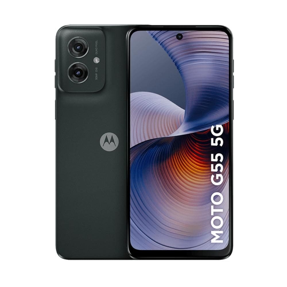 Smartphone Motorola Moto G55 5G 256GB 8GB RAM Preto + Ubook - Livros Digitais