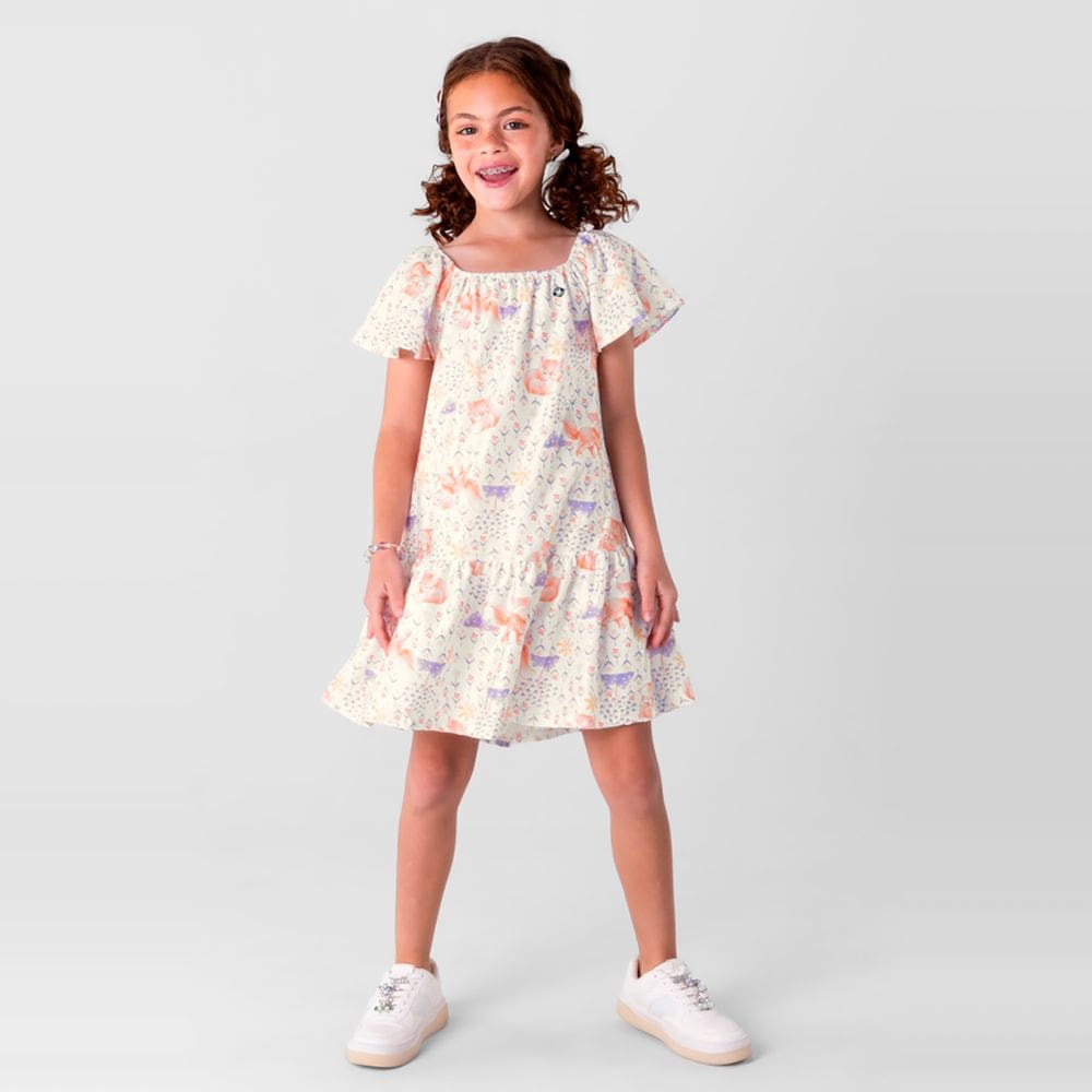 Vestido infantil menina Brandili