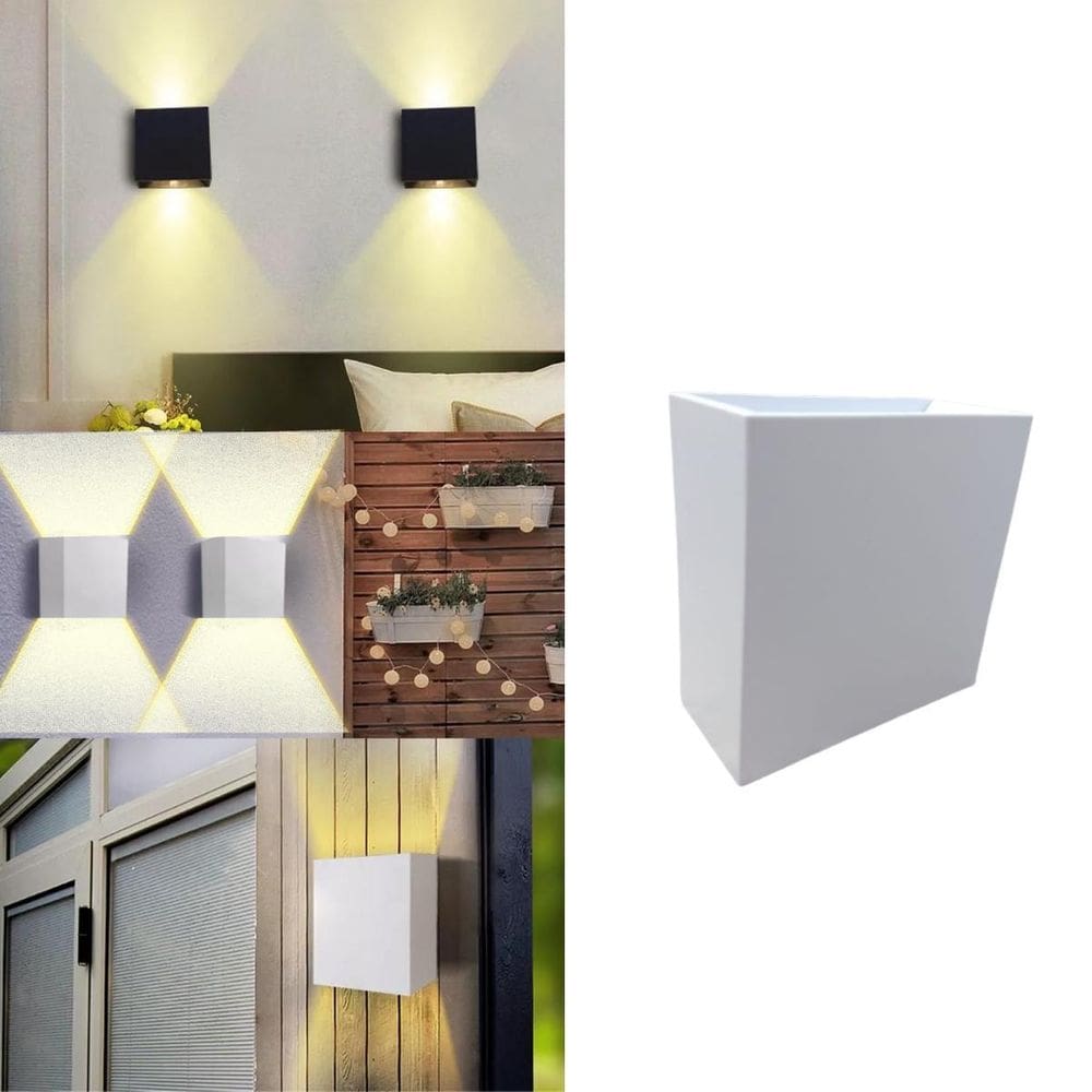 Luminária Balizador Arandela Slim Smd Led 6W Branco Quente S