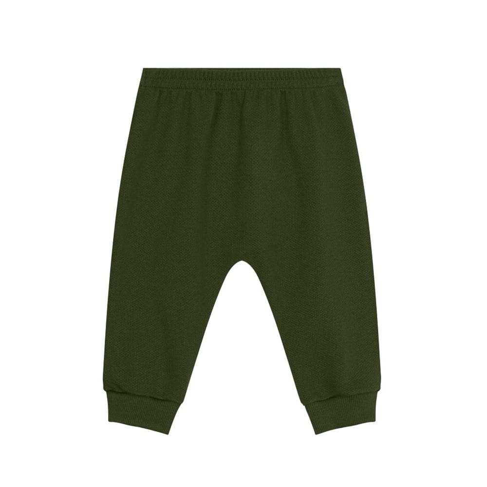 Calça Saruel Bebê Menino De Bichinhos Azul Brandili