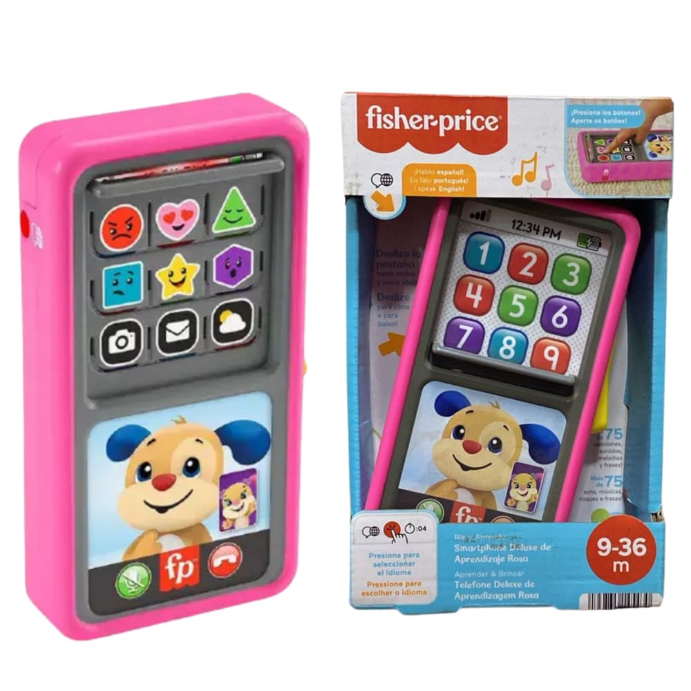 Fisher Price Telefone Deluxe Rosa Hnm82