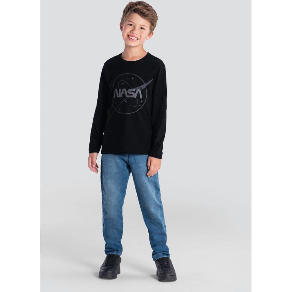 Camiseta Infantil Menino Nasa Brandili