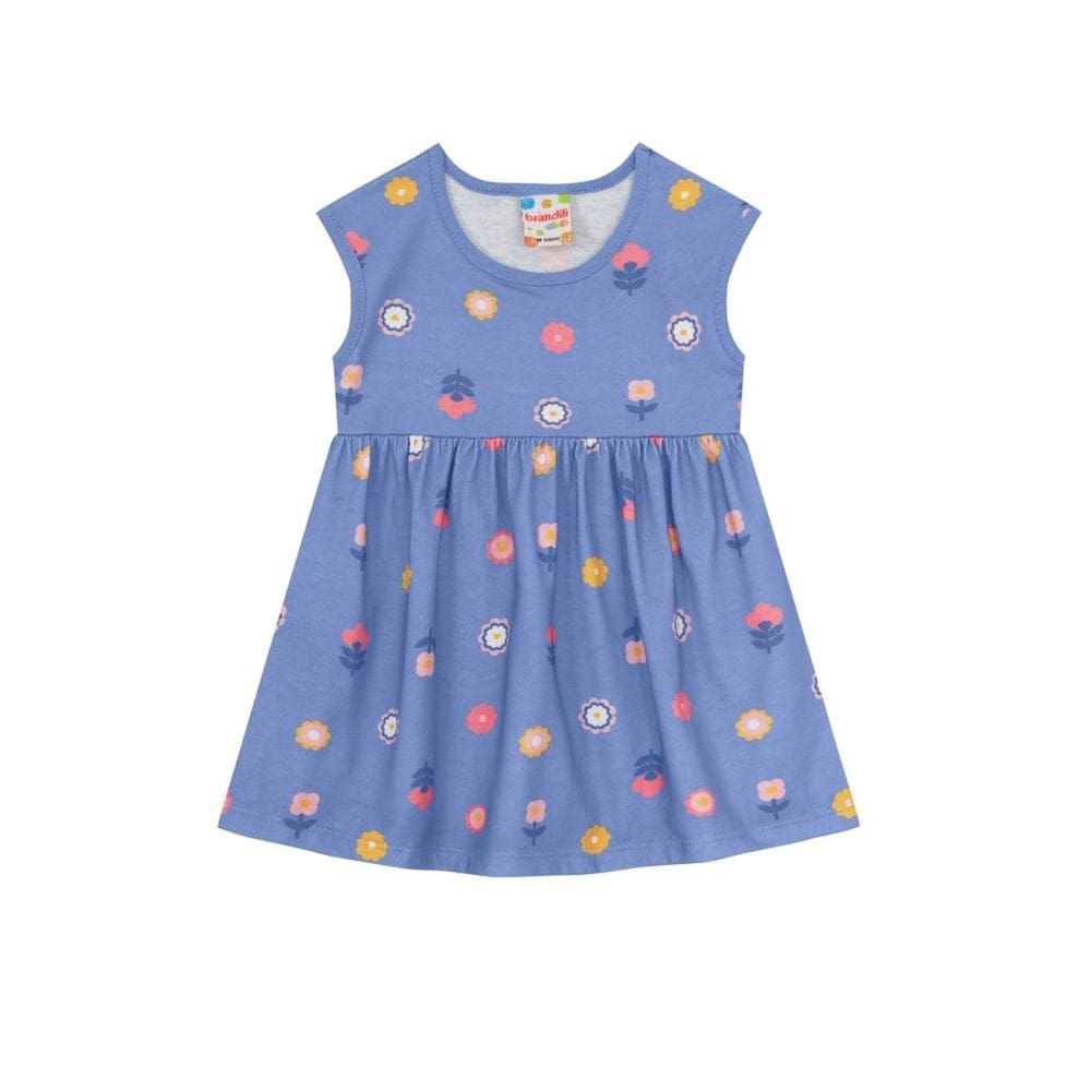 Vestido Infantil Menina Colorido Brandili
